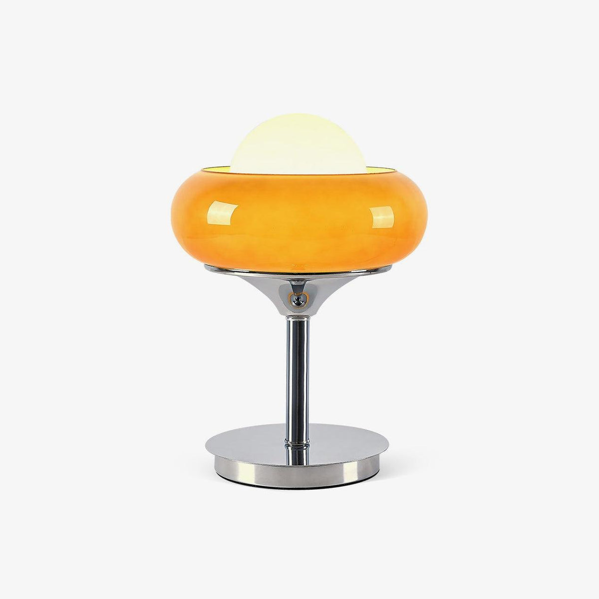 Solise Tischleuchte aus Glas im Retro-Vintage-Stil