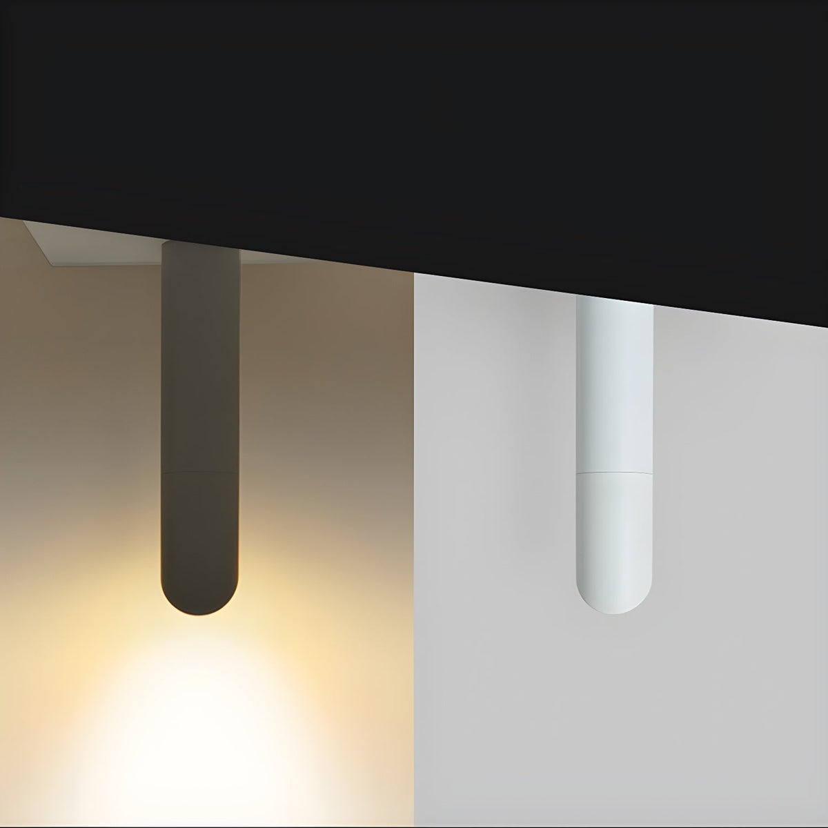 Mirinel zeitgenössische minimalistische Tuben-Deckenleuchte nach unten
