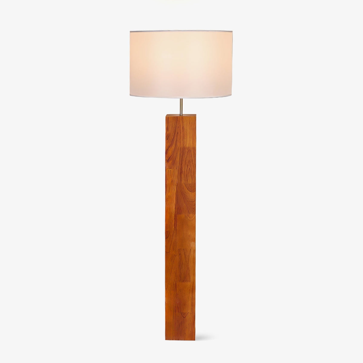 Timberline Stoff- und Holz-Stehleuchte