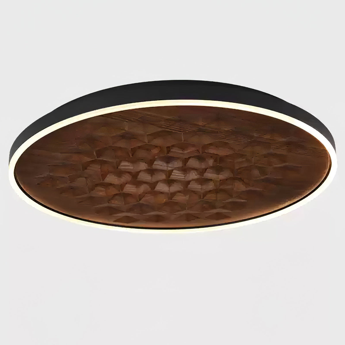 Cevynira Texturierte Bronze flache Deckenleuchte
