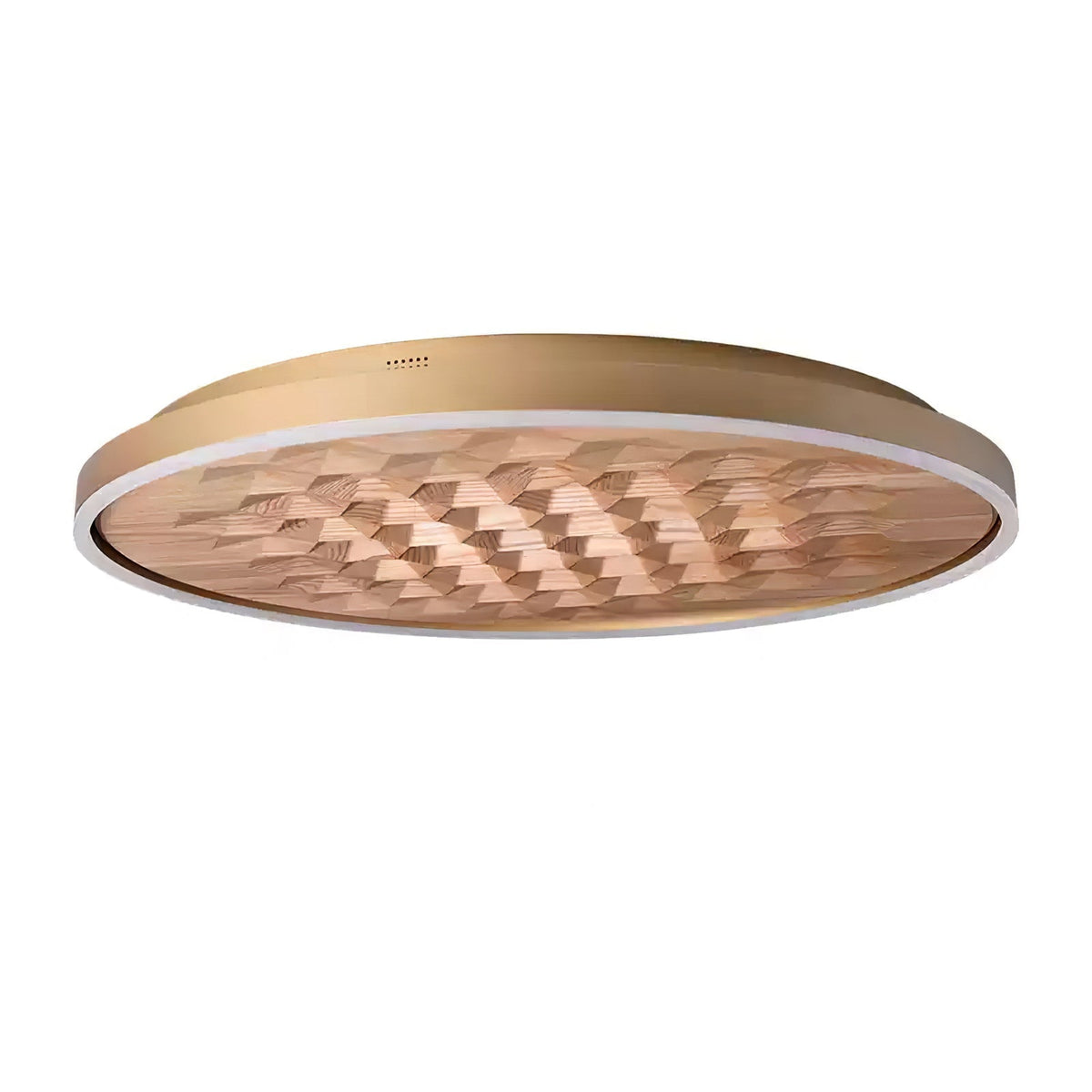Cevynira Texturierte Bronze flache Deckenleuchte