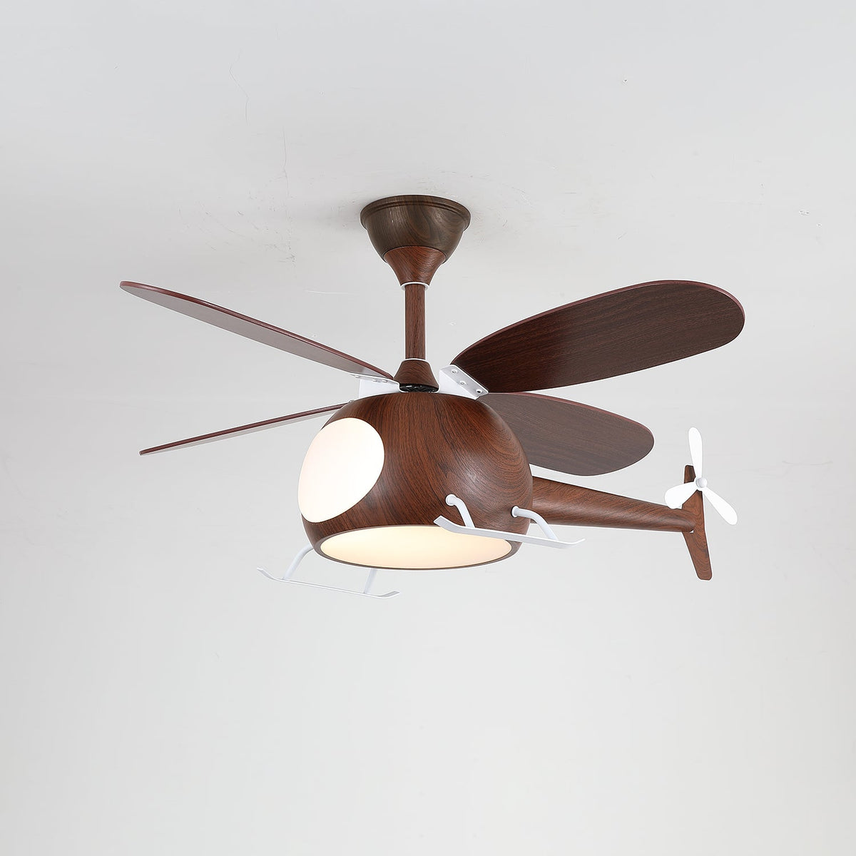 Aviara Moderner Holzbreeze-Kinder-Deckenventilator mit Beleuchtung