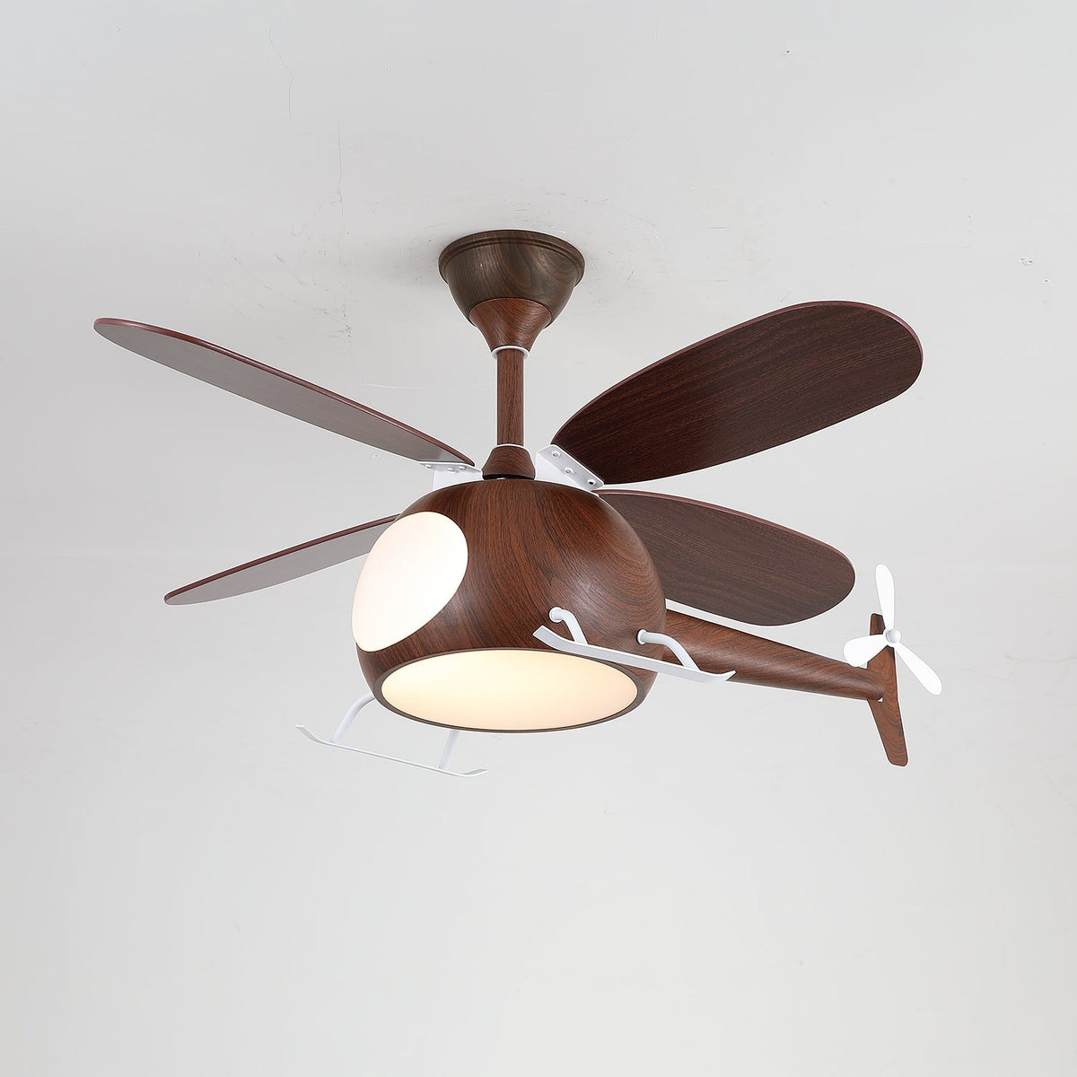 Aviara Moderner Holzbreeze-Kinder-Deckenventilator mit Beleuchtung
