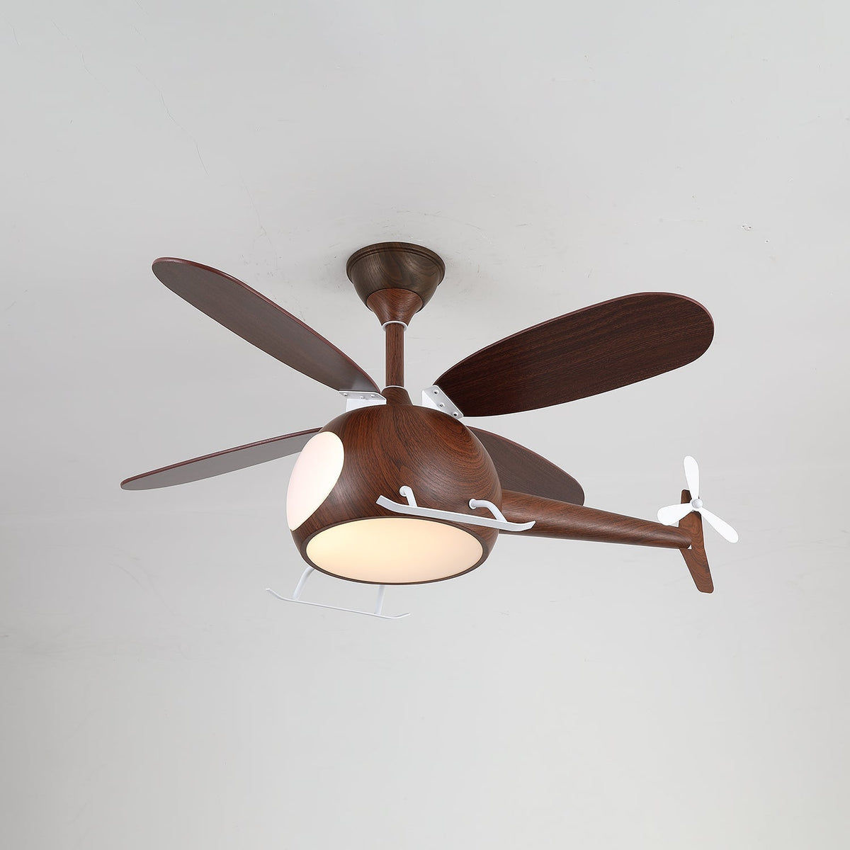 Aviara Moderner Holzbreeze-Kinder-Deckenventilator mit Beleuchtung