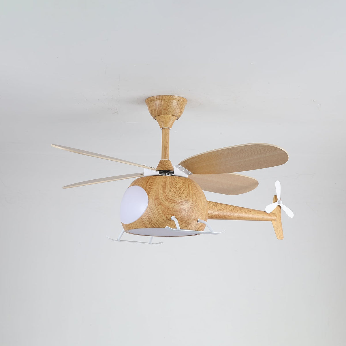 Aviara Moderner Holzbreeze-Kinder-Deckenventilator mit Beleuchtung