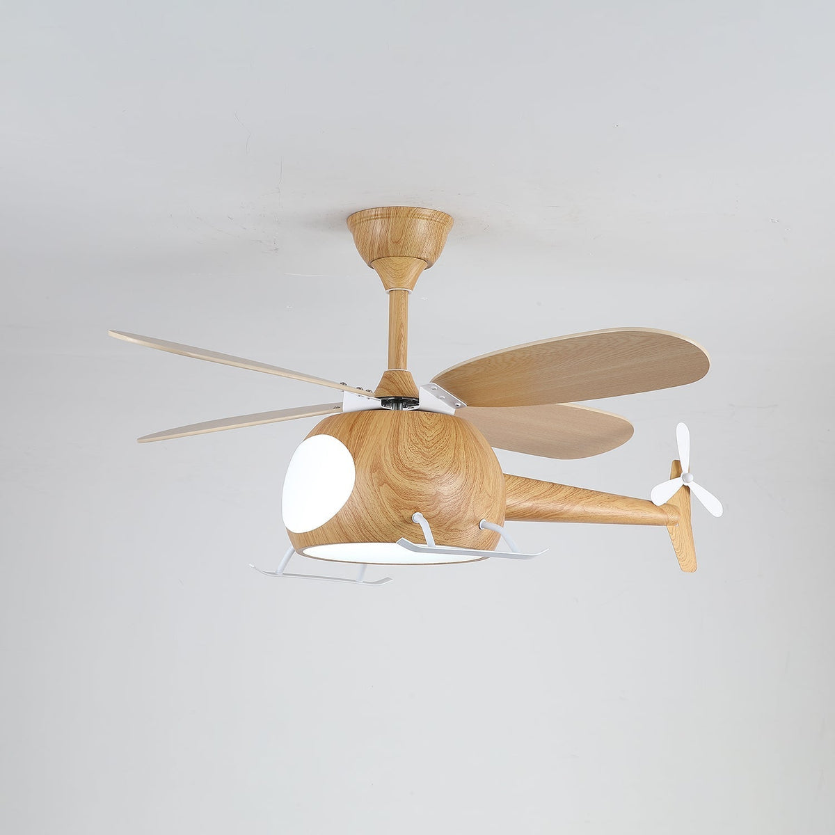 Aviara Moderner Holzbreeze-Kinder-Deckenventilator mit Beleuchtung