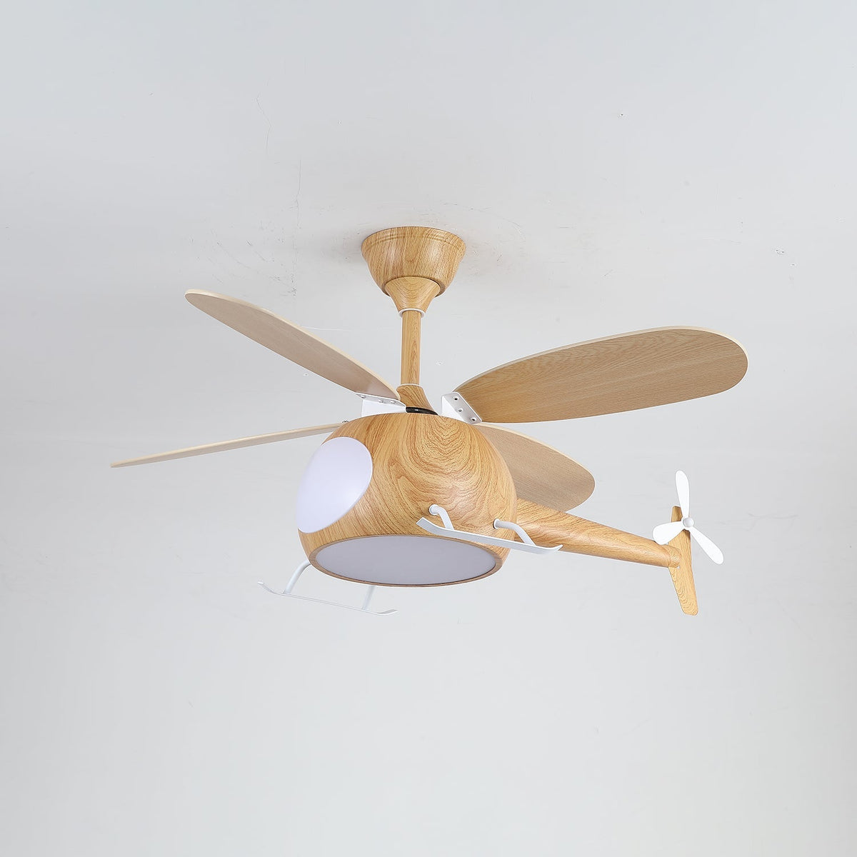 Aviara Moderner Holzbreeze-Kinder-Deckenventilator mit Beleuchtung