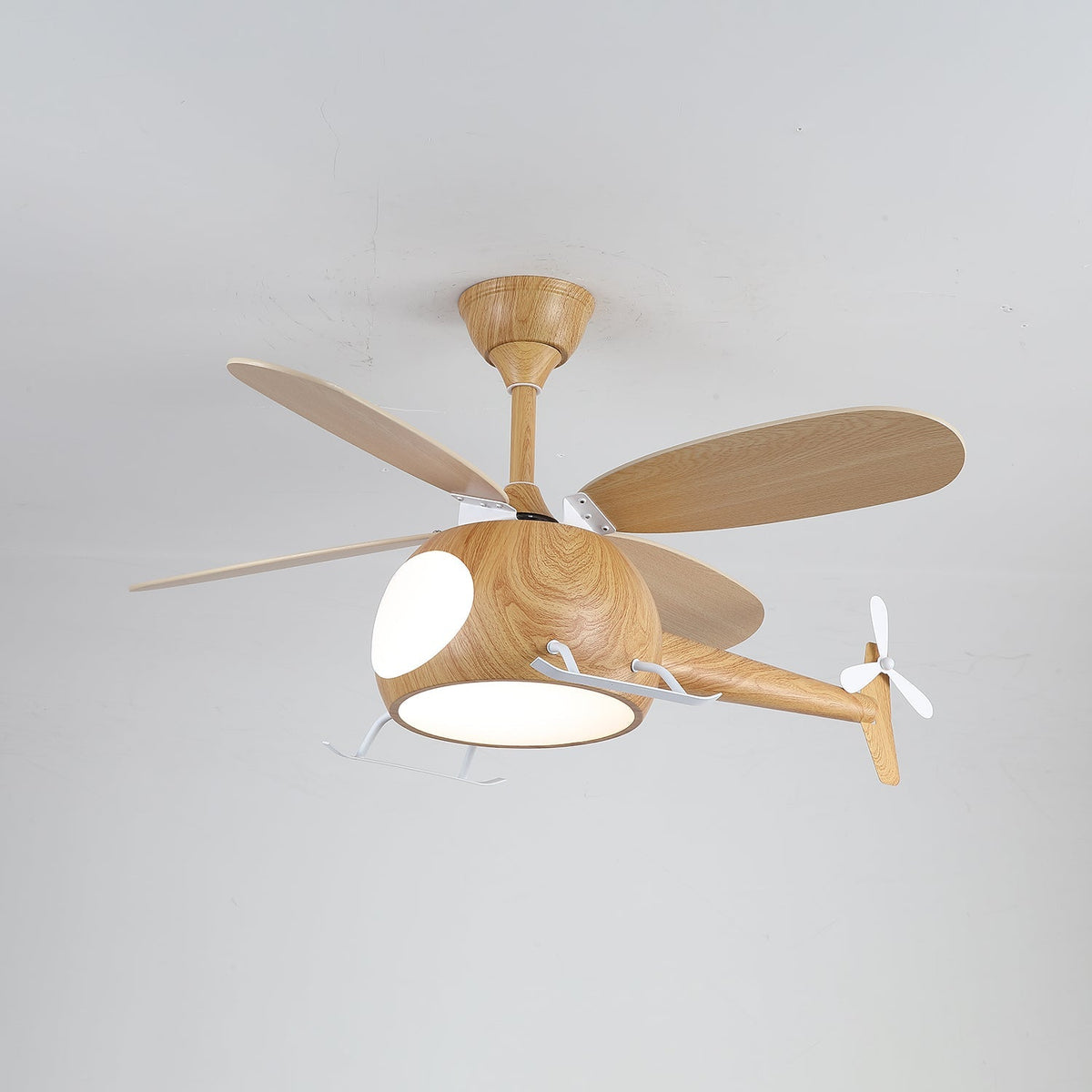 Aviara Moderner Holzbreeze-Kinder-Deckenventilator mit Beleuchtung