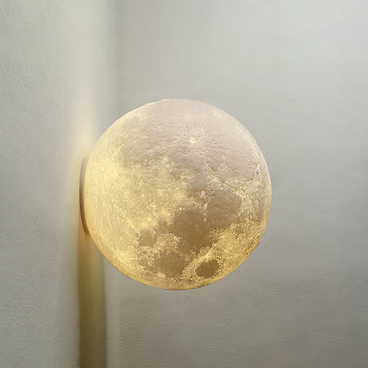 Brivel zeitgenössische Kunst Mond 3D Kunststoff-Wandleuchte