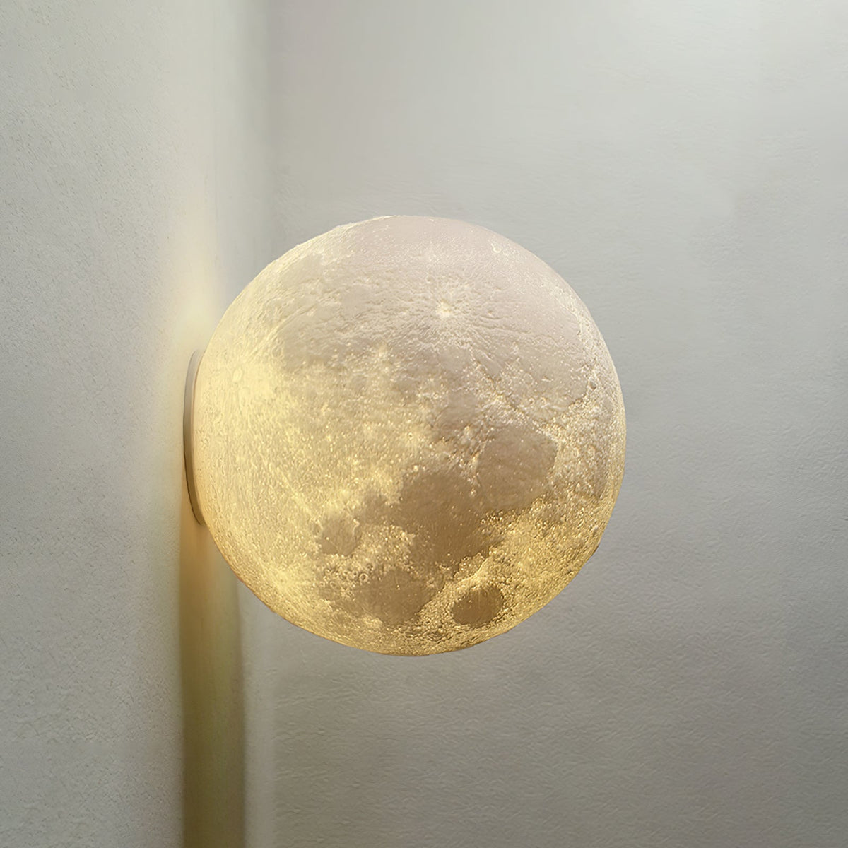 Brivel zeitgenössische Kunst Mond 3D Kunststoff-Wandleuchte
