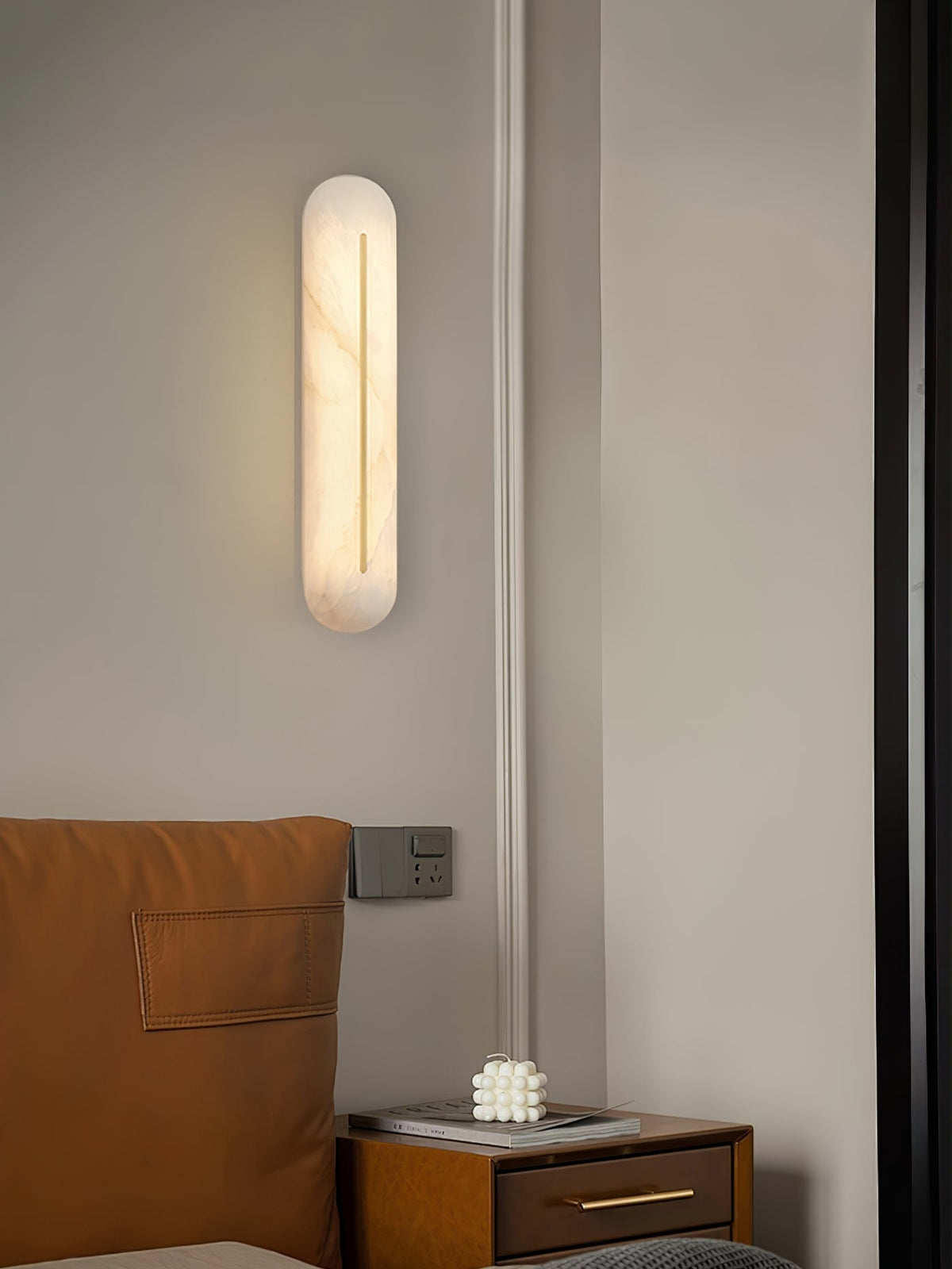 Armaryra Oblong Alabaster-Wandleuchte