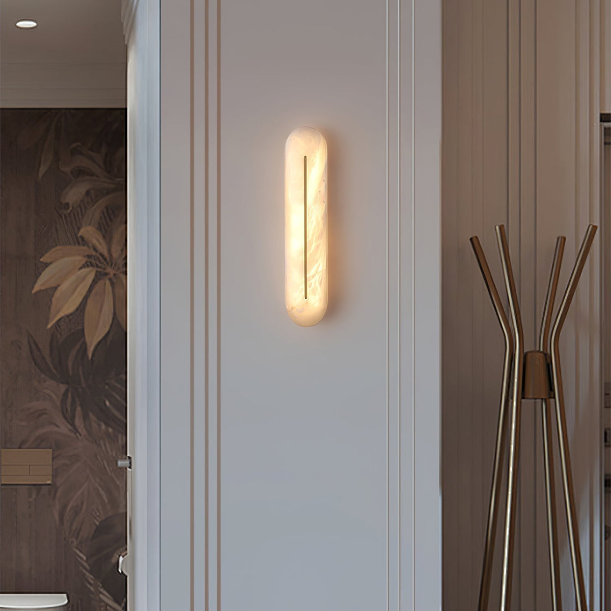 Armaryra Oblong Alabaster-Wandleuchte