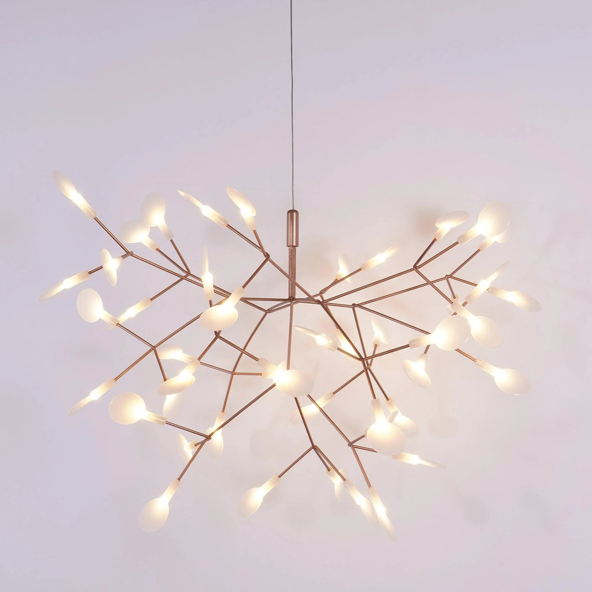 Lior Einzigartiger Sputnik-Kronleuchter im Art-Déco-Stil mit Glühwürmchen-Optik