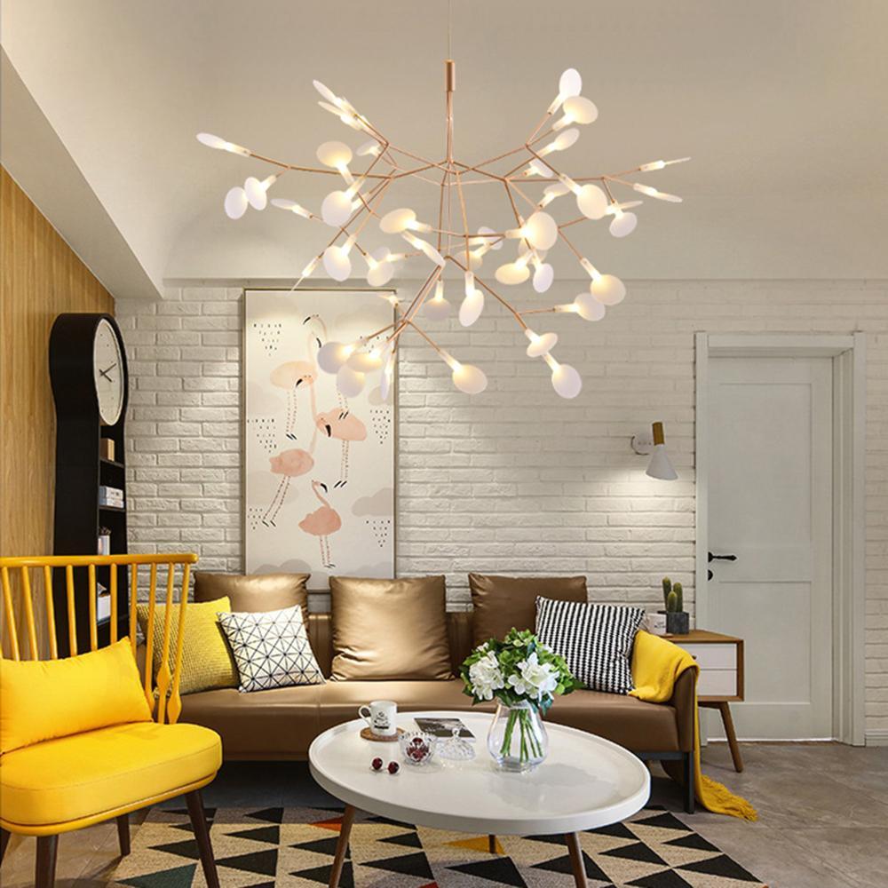 Auroreon Kronleuchter Roségold Firefly LED Ast