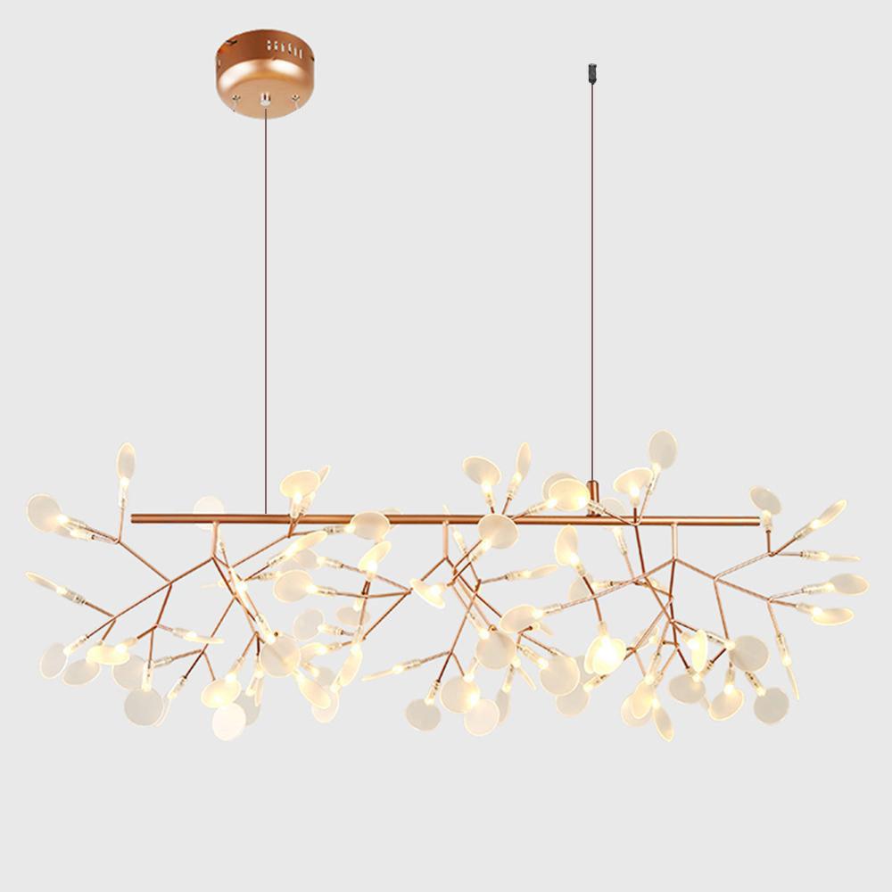 Auroreon Kronleuchter Roségold Firefly LED Ast