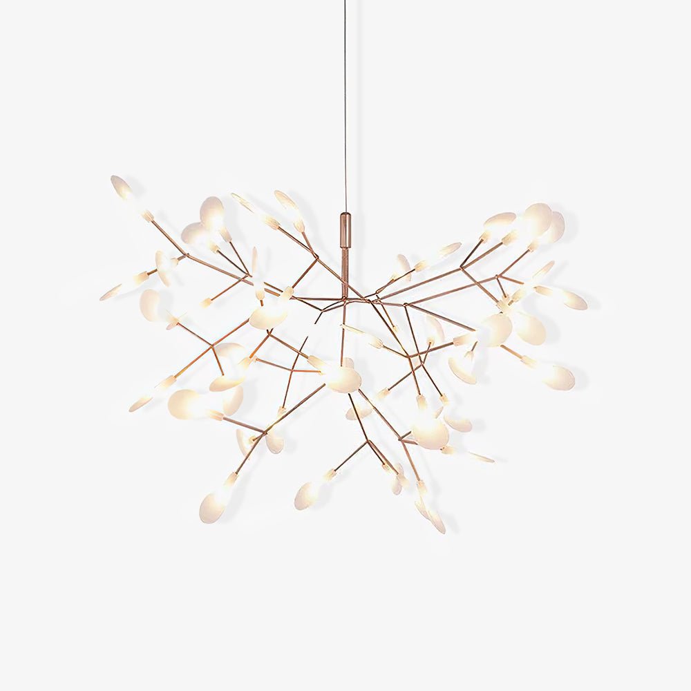 Auroreon Kronleuchter Roségold Firefly LED Ast