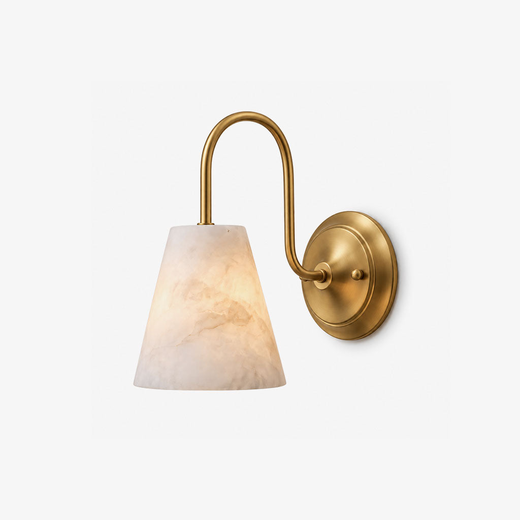 Yelmont Alabaster Wandleuchte
