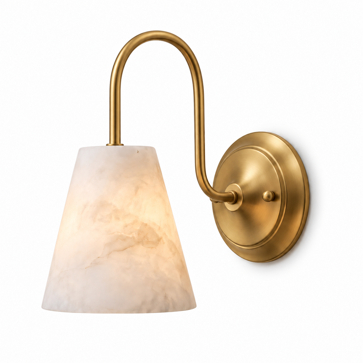 Yelmont Alabaster Wandleuchte
