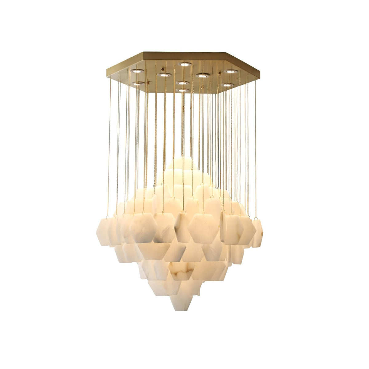 Avenanena Kronleuchter luxuriöse Kronleuchte aus Alabaster