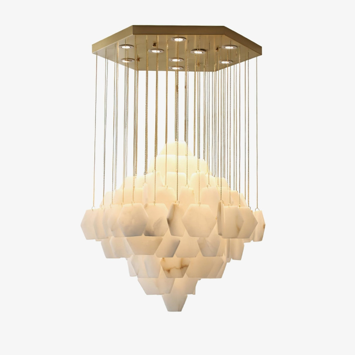 Avenanena Kronleuchter luxuriöse Kronleuchte aus Alabaster
