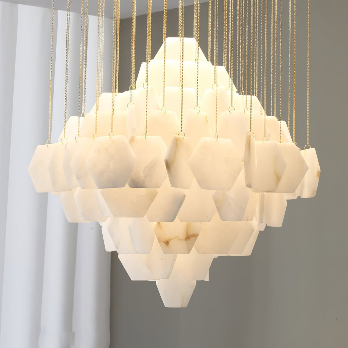 Avenanena Kronleuchter luxuriöse Kronleuchte aus Alabaster