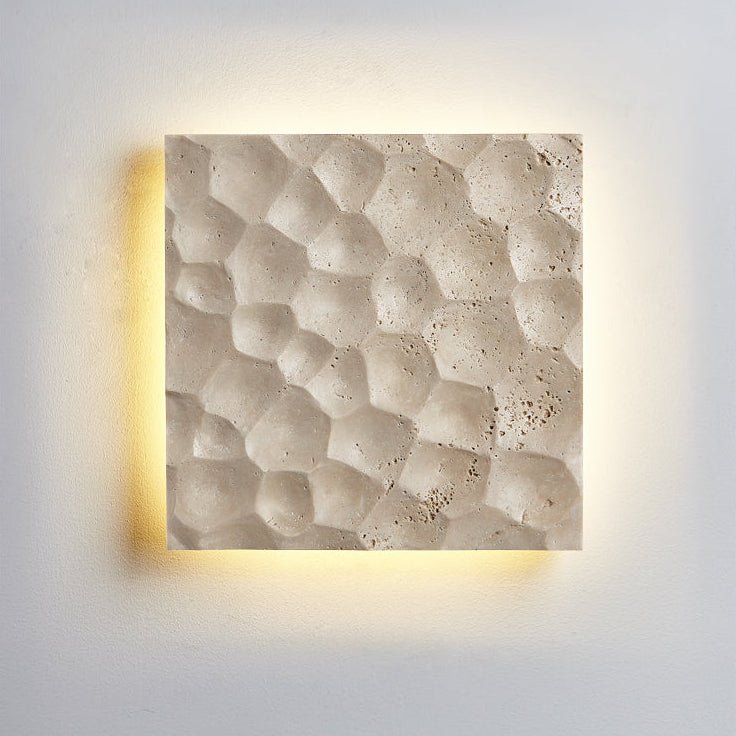 Seleaya Hexa Hive Stone Wandleuchte