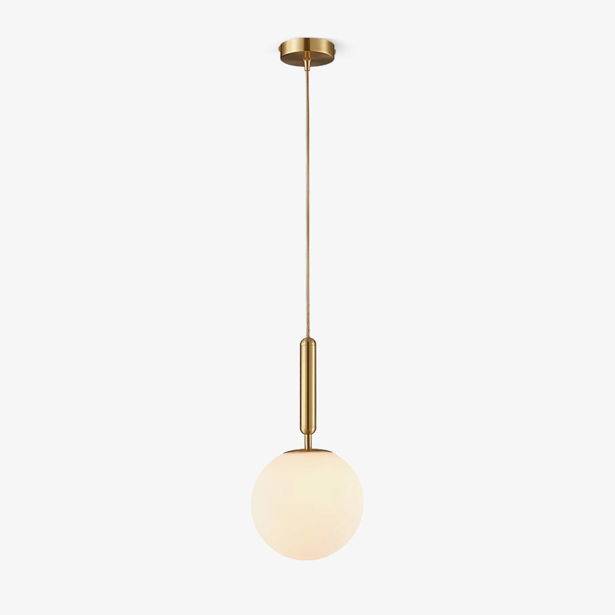 Orbita Minimalistische Messing-Pendelleuchte