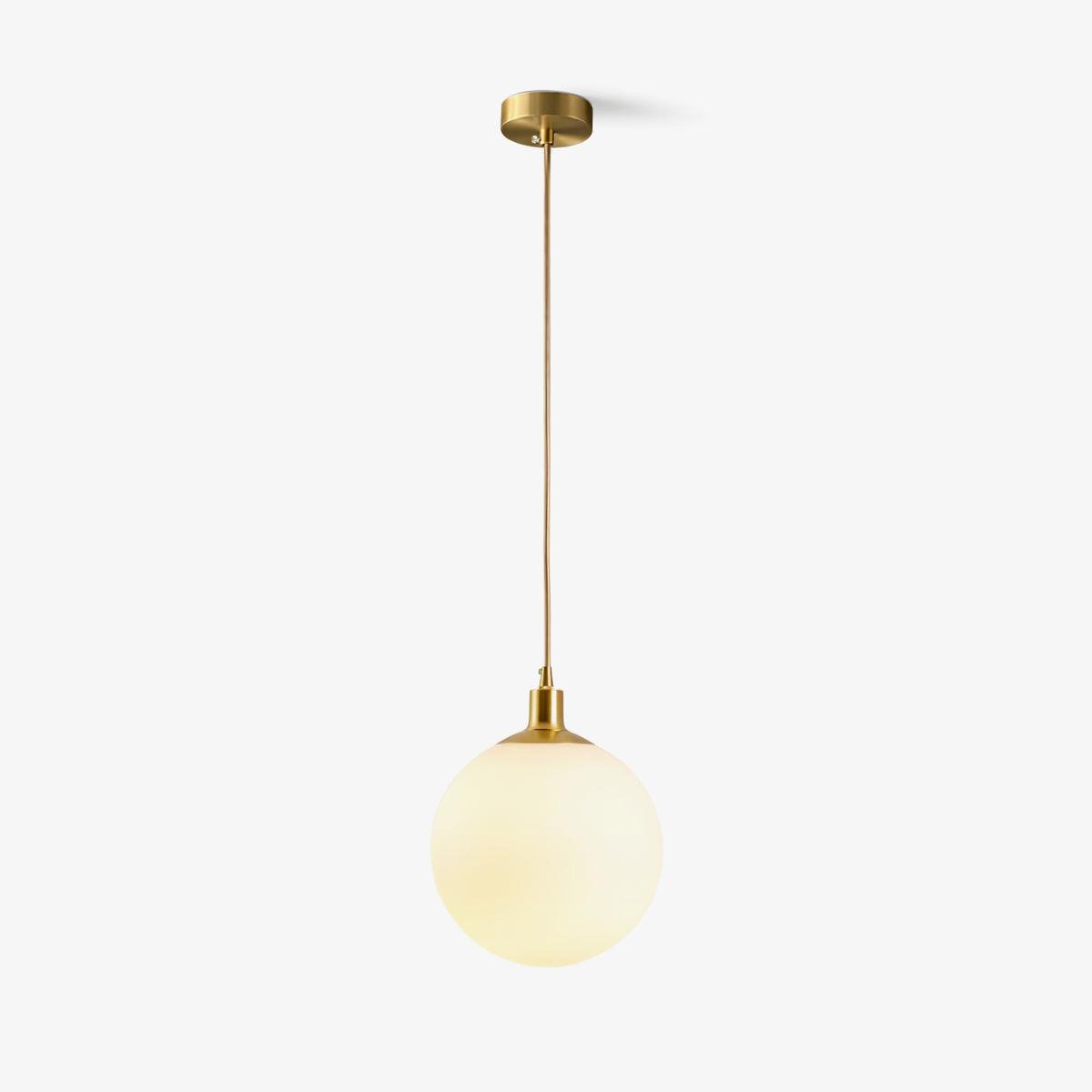 Orbita Minimalistische Messing-Pendelleuchte