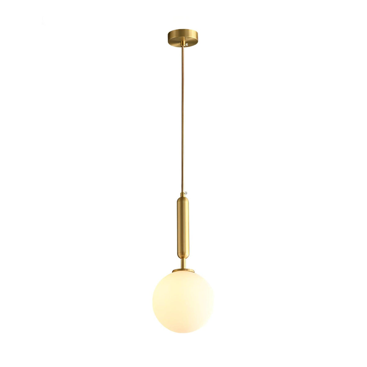 Orbita Minimalistische Messing-Pendelleuchte