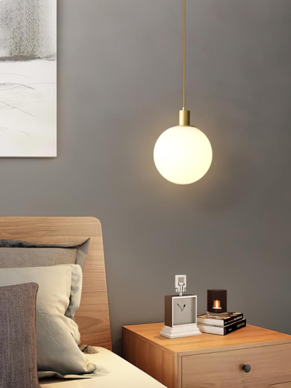 Orbita Minimalistische Messing-Pendelleuchte