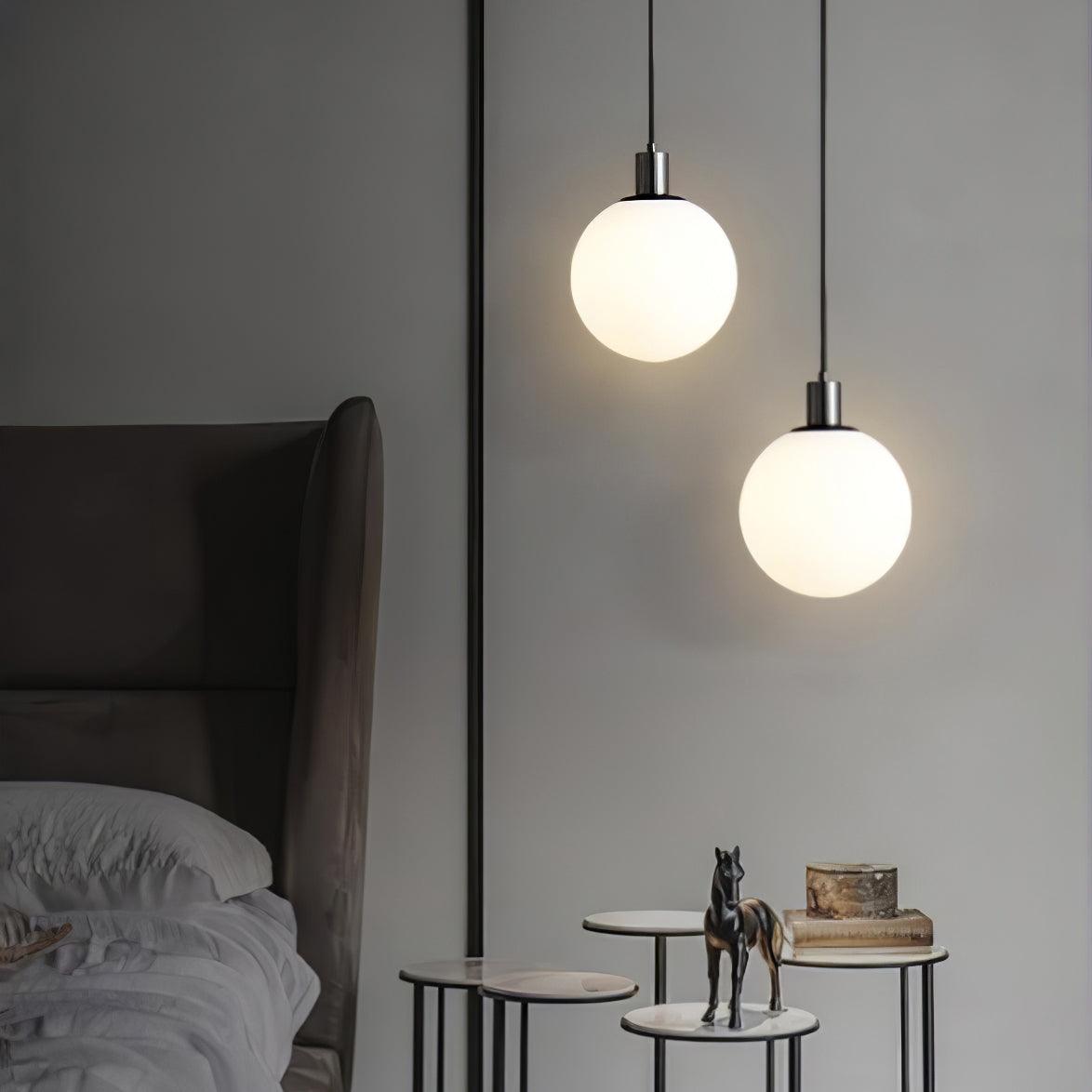 Orbita Minimalistische Messing-Pendelleuchte