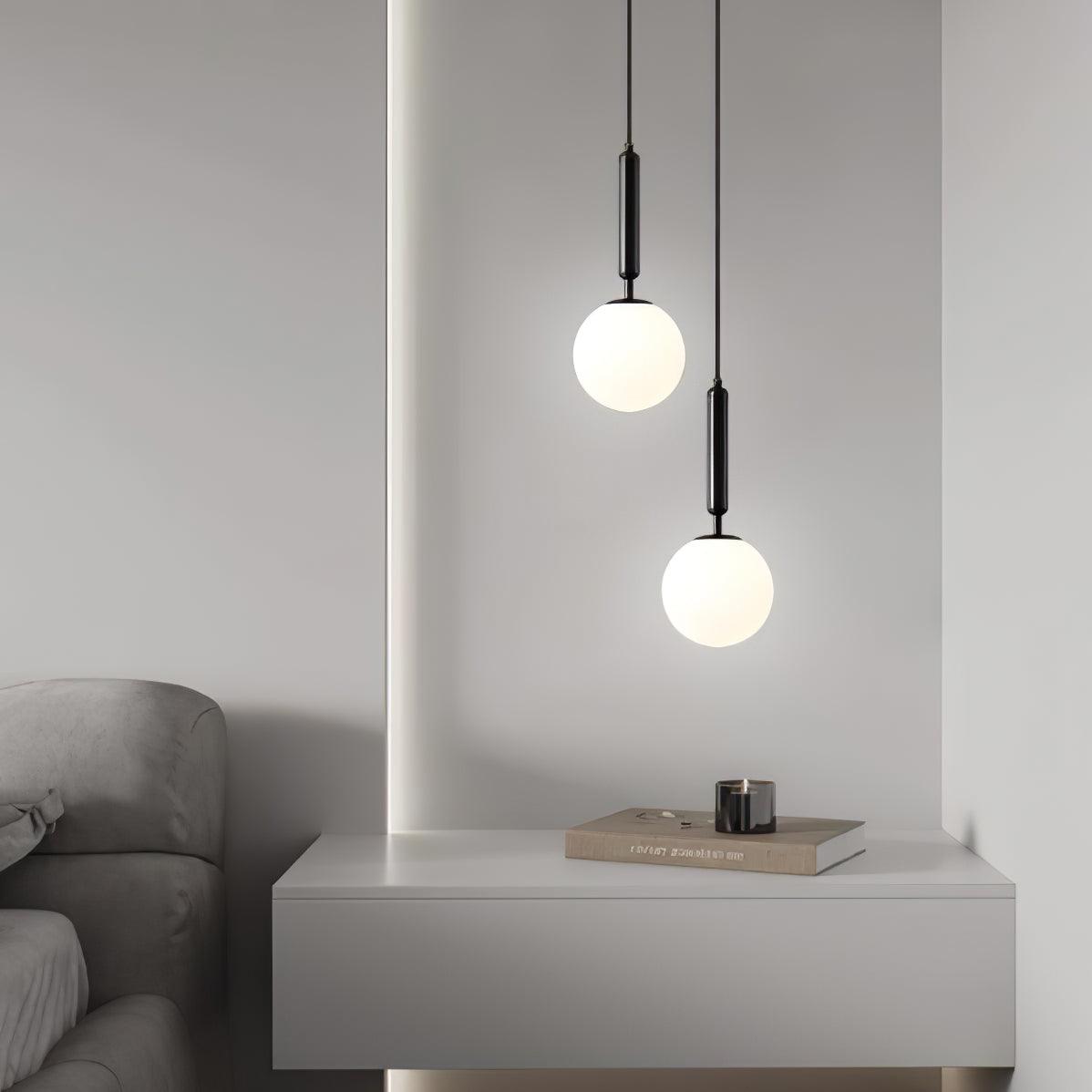 Orbita Minimalistische Messing-Pendelleuchte