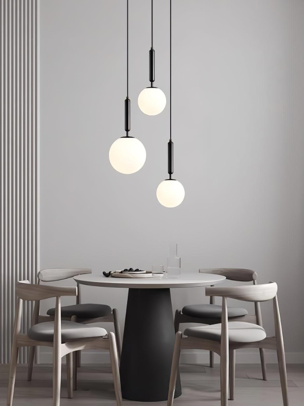 Orbita Minimalistische Messing-Pendelleuchte