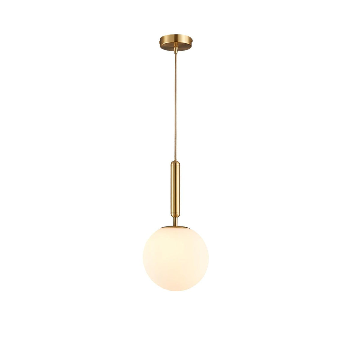 Orbita Minimalistische Messing-Pendelleuchte