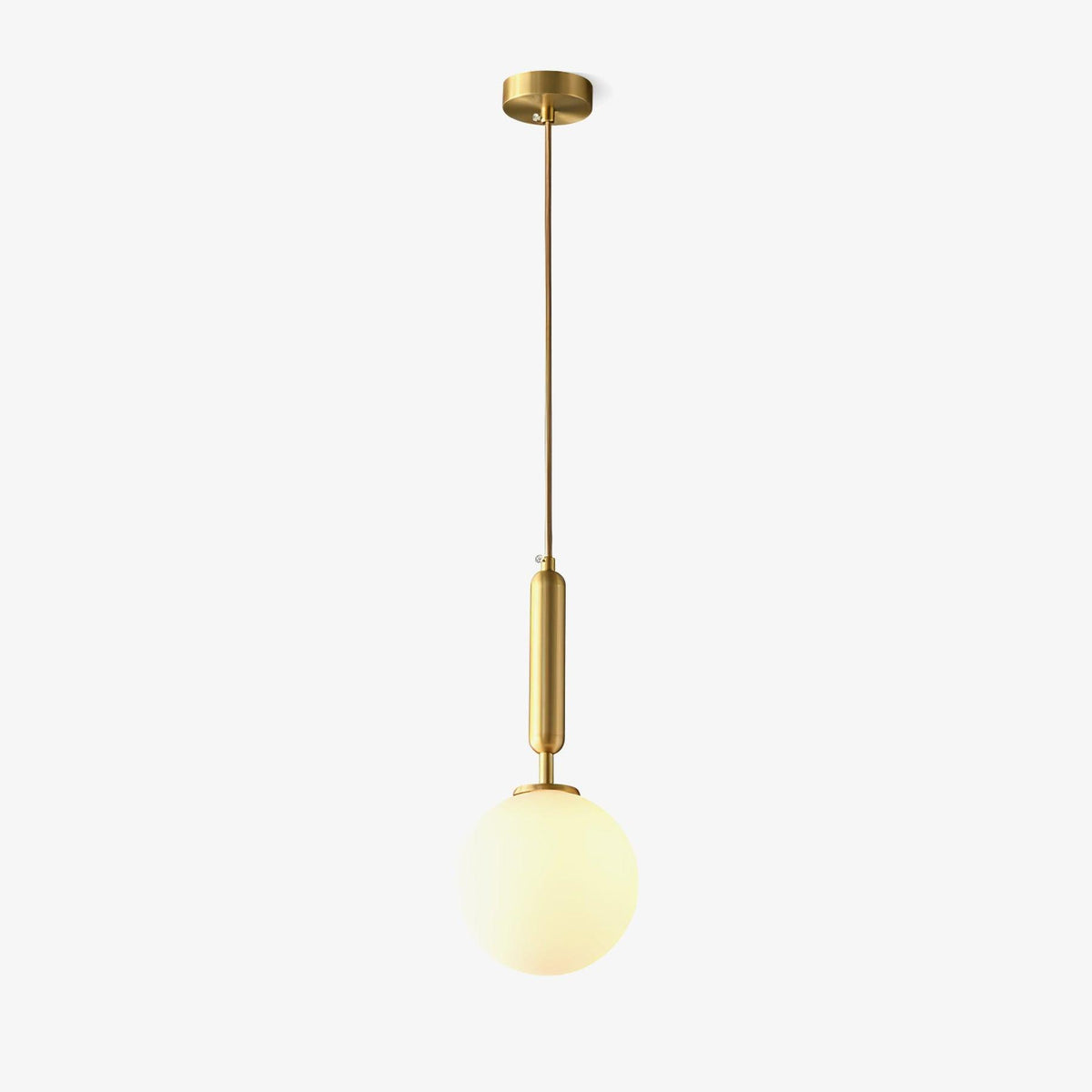Orbita Minimalistische Messing-Pendelleuchte