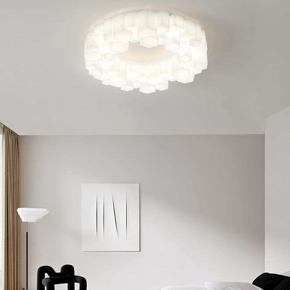 Arisha Moderne LED Deckenleuchte Schlafzimmer/Arbeitszimmer Weiß