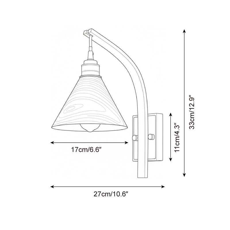 Cirisiella Arc Wandleuchte