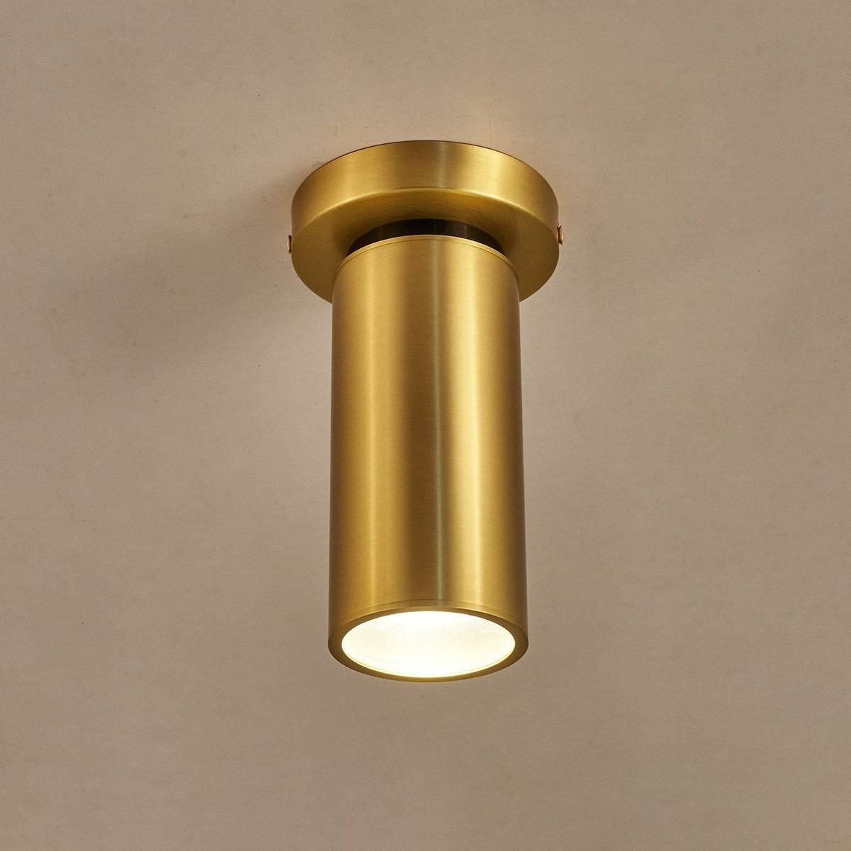 Syloran zeitgenössische minimalistische Messing-Deckenleuchte Spot Light