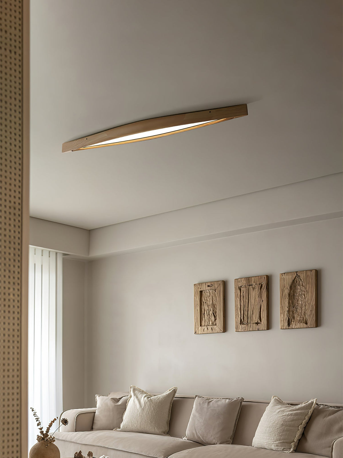 Alnoreth Deckenleuchte skandinavisch Horizon Linear aus Holz