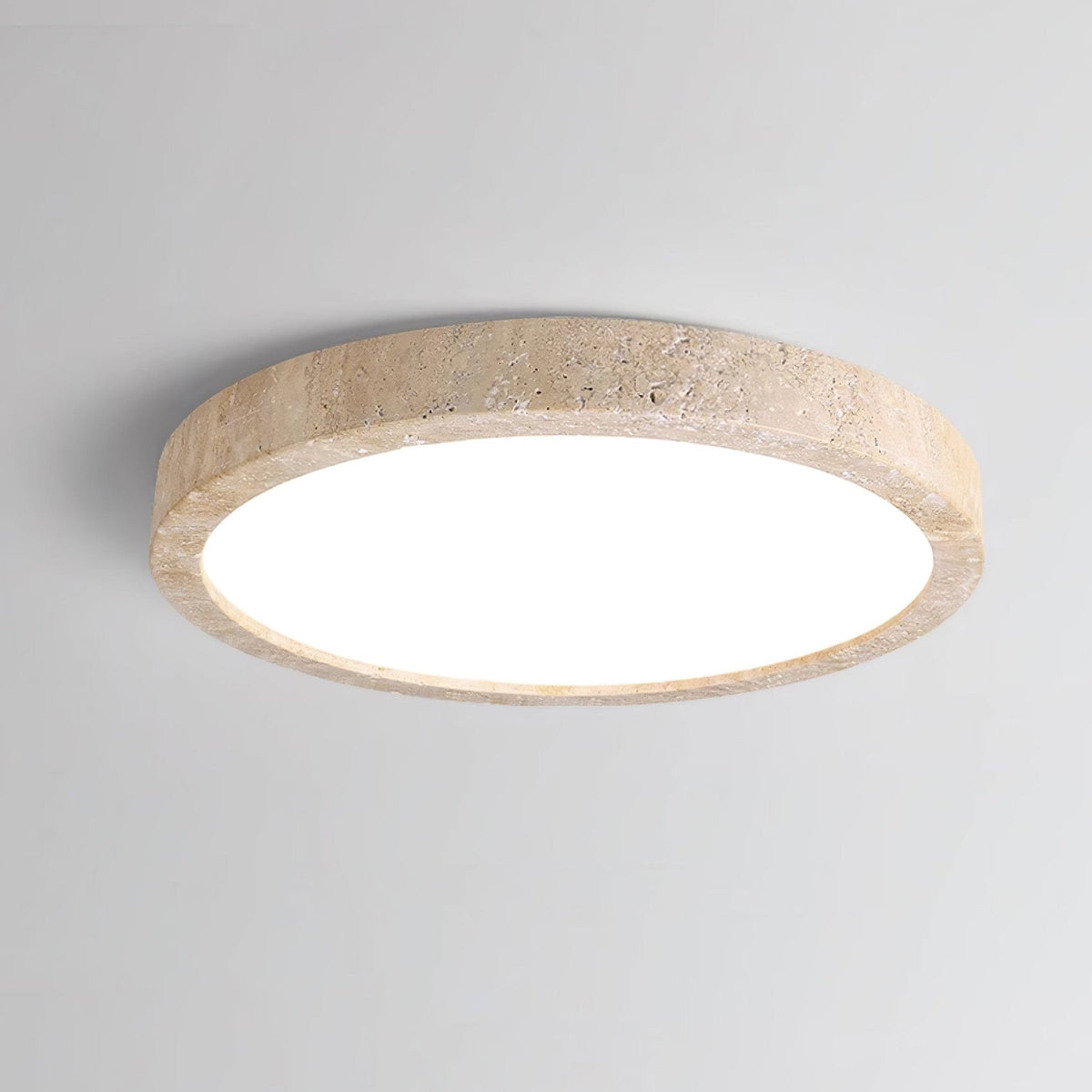 Cal Deckenleuchte aus Travertin im minimalistischen Stil
