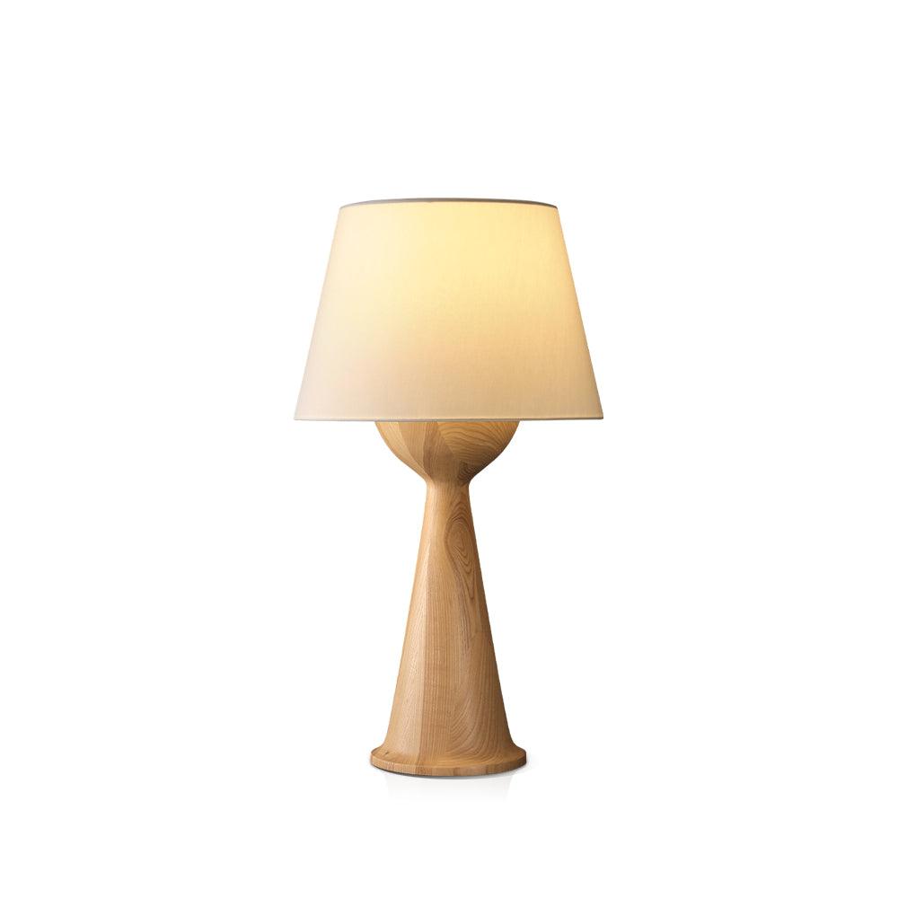 Tempo Vintage Holz-Tischlampe