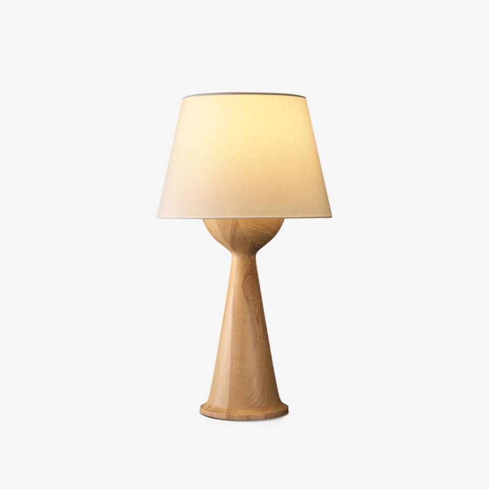 Tempo Vintage Holz-Tischlampe