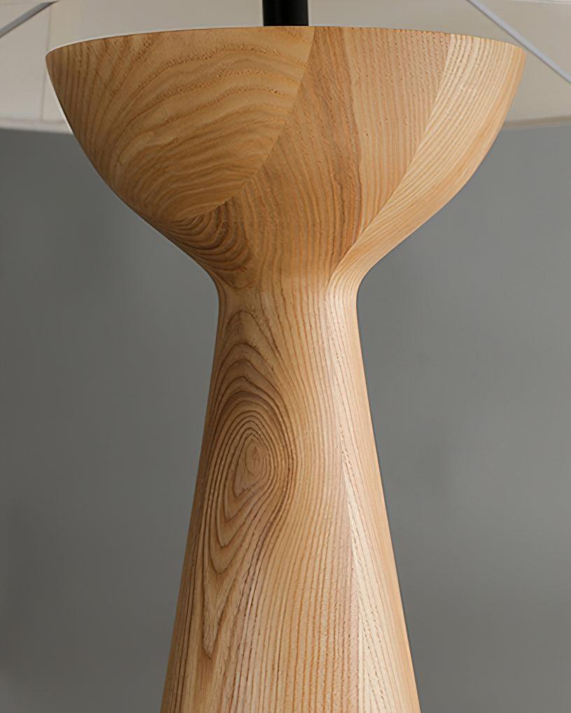 Tempo Vintage Holz-Tischlampe
