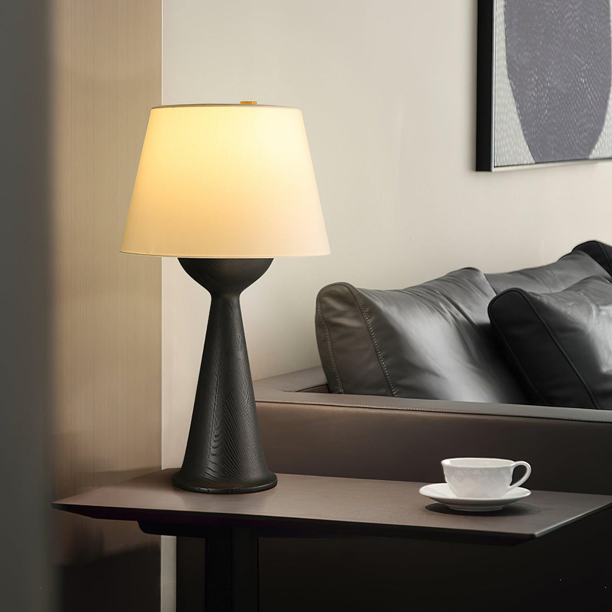 Tempo Vintage Holz-Tischlampe