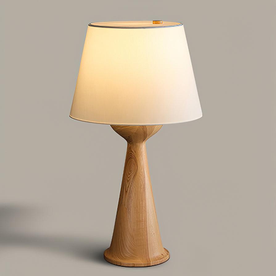 Tempo Vintage Holz-Tischlampe