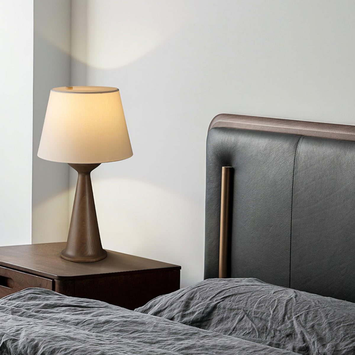Tempo Vintage Holz-Tischlampe
