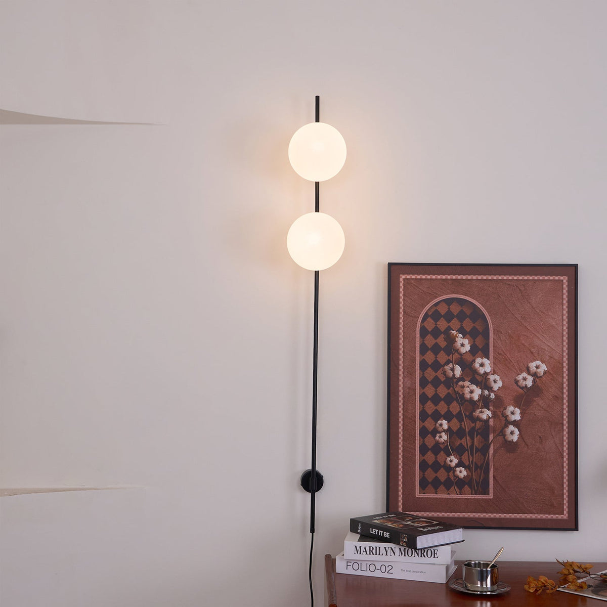 Evshaora zeitgenössische minimalistische Glas-Wandleuchte