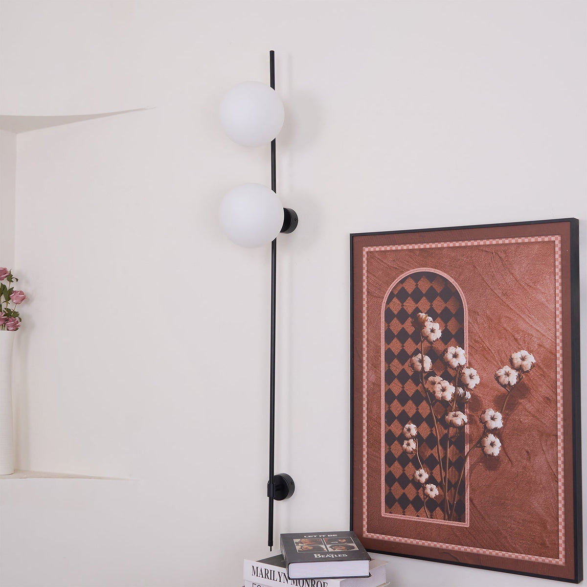 Evshaora zeitgenössische minimalistische Glas-Wandleuchte