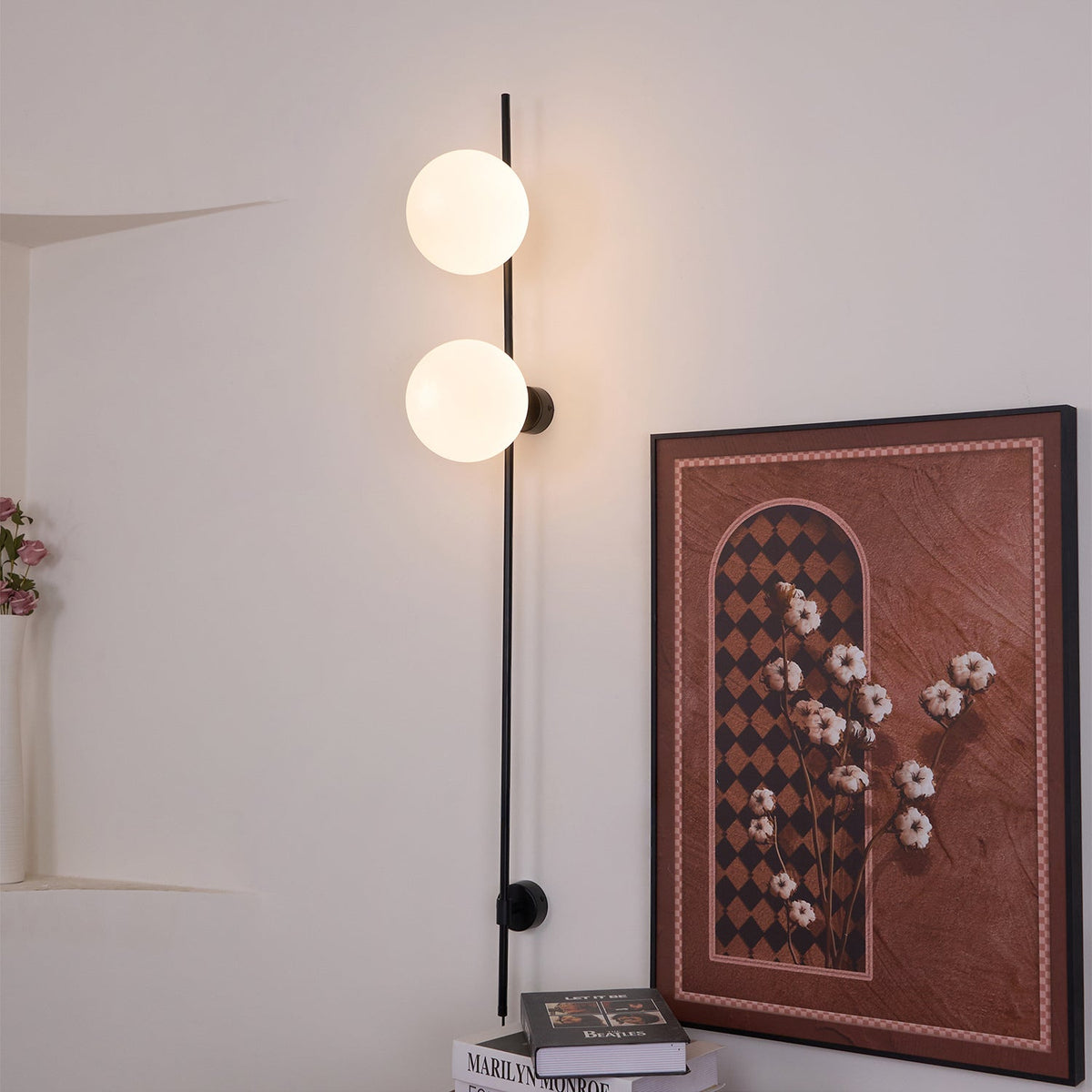 Evshaora zeitgenössische minimalistische Glas-Wandleuchte