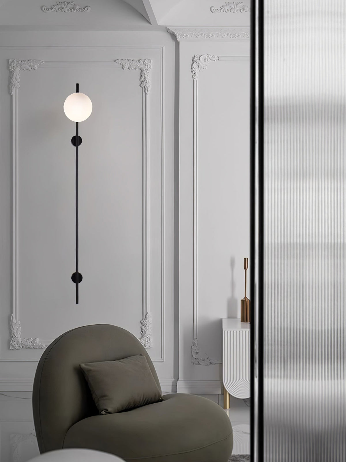 Evshaora zeitgenössische minimalistische Glas-Wandleuchte